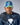 Ocean Tie Dyed Hat with Monogram Mikey Yaw