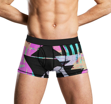 Men's Abstract Triangles Underwear - Mikey Yaw