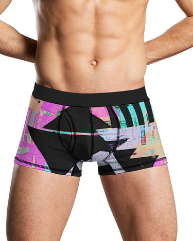 Men's Abstract Triangles Underwear - Mikey Yaw