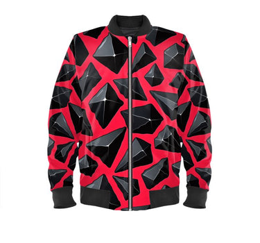 Obsidian Print Bomber Jacket - Mikey Yaw