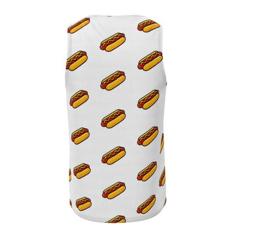Hot Dog Pattern Premium Tank Top Contrado