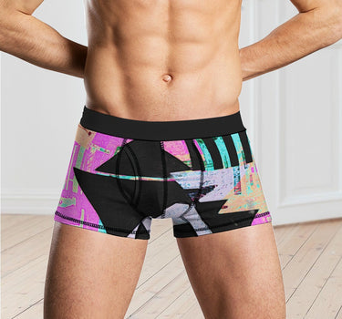 Men's Abstract Triangles Underwear - Mikey Yaw