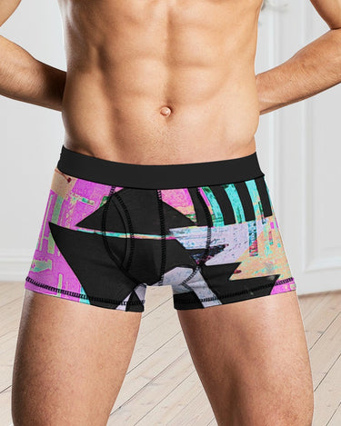 Men's Abstract Triangles Underwear - Mikey Yaw