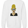 The Woman with Blue Eyeshadow Premium Heavyweight Non-Hooded Sweatshirt