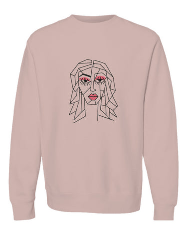 Diamond the Drag Queen Premium Heavyweight Non-Hooded Sweatshirt
