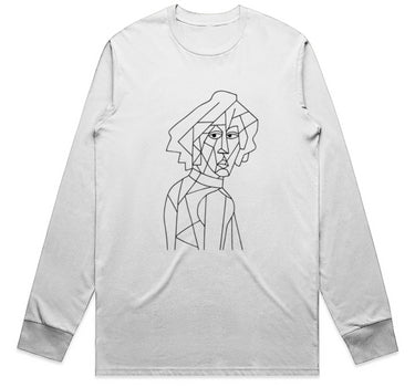 Cubist Psychedelic Legend Long Sleeve Staple T-Shirt 