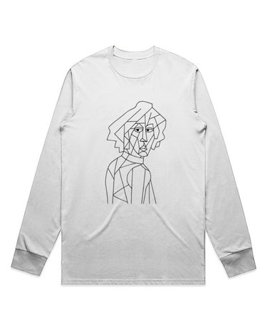 Cubist Psychedelic Legend Long Sleeve Staple T-Shirt 