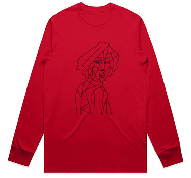 Cubist Psychedelic Legend Long Sleeve Staple T-Shirt 
