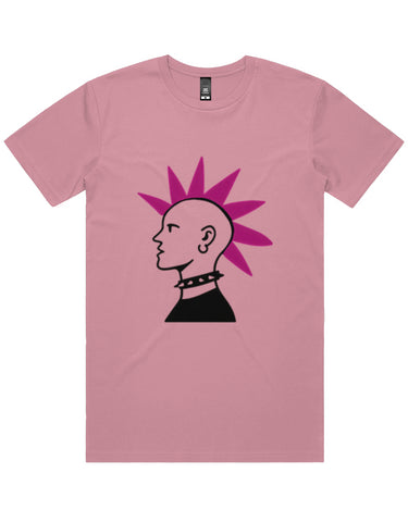 Profile of Punk Man Short Sleeve Staple T-Shirt