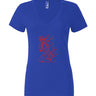 Cubist Skater Women’s Jersey Deep V-Neck Tee