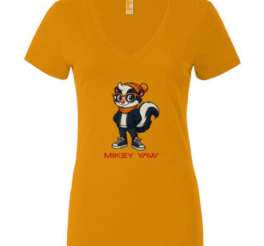 Stinkin Cool Women’s Jersey Deep V-Neck Tee