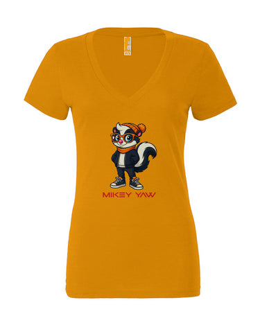 Stinkin Cool Women’s Jersey Deep V-Neck Tee