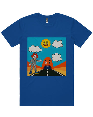 Hitchhiking Clown Short Sleeve Staple T-Shirt