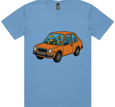 Fishbowl Car Short Sleeve Staple T-Shirt