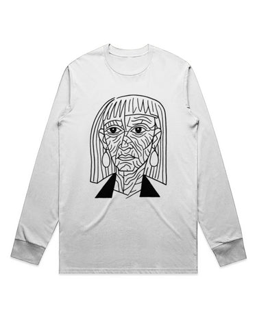 Aging Grace Long Sleeve Staple T-Shirt