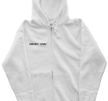 Zipper Hoodie – Face Outline with Earring Graphic Hoodie | Mikey Yaw