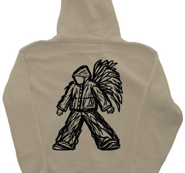 Zipper Hoodie – Abstract Angel Graphic Hoodie | Mikey Yaw