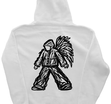 Zipper Hoodie – Abstract Angel Graphic Hoodie | Mikey Yaw