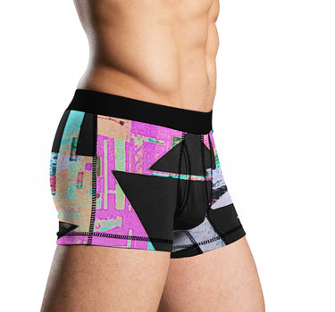 Men's Abstract Triangles Underwear - Mikey Yaw