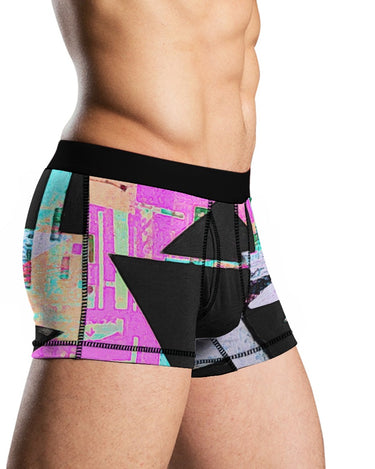 Men's Abstract Triangles Underwear - Mikey Yaw