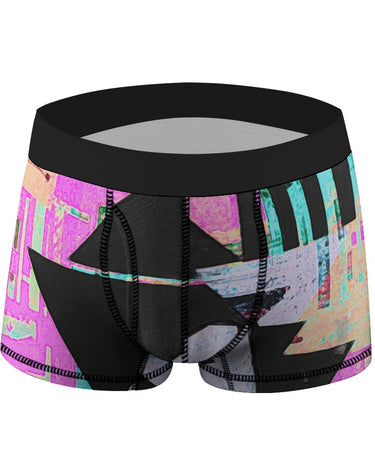 Men's Abstract Triangles Underwear - Mikey Yaw