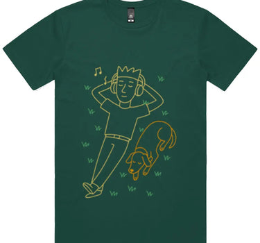 A Man and His Dog Short Sleeve Staple T-Shirt