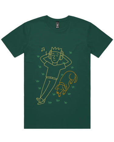 A Man and His Dog Short Sleeve Staple T-Shirt