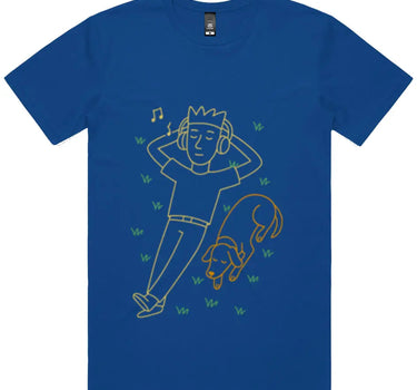 A Man and His Dog Short Sleeve Staple T-Shirt