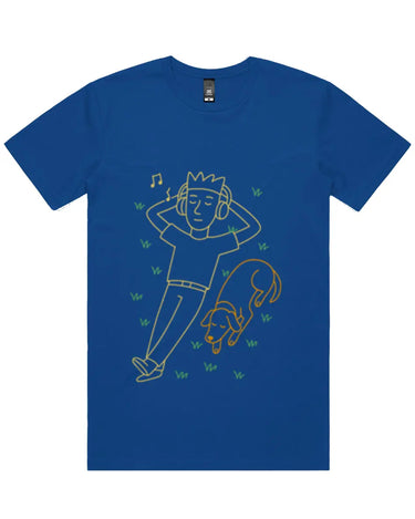 A Man and His Dog Short Sleeve Staple T-Shirt