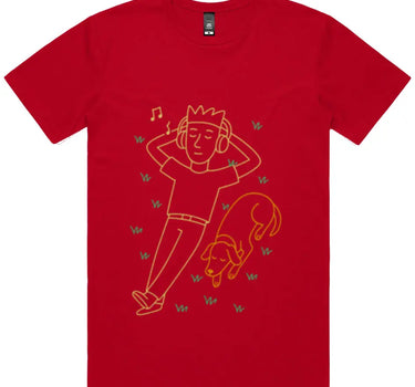 A Man and His Dog Short Sleeve Staple T-Shirt