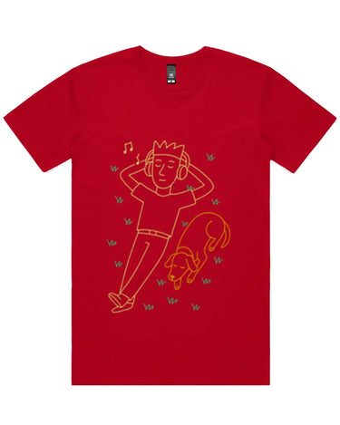 A Man and His Dog Short Sleeve Staple T-Shirt