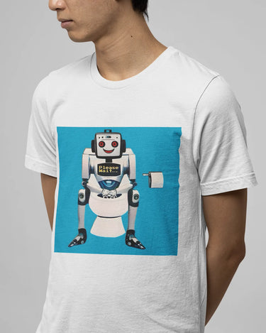 AI Bathroom Break Short Sleeve Staple T-Shirt Apliiq