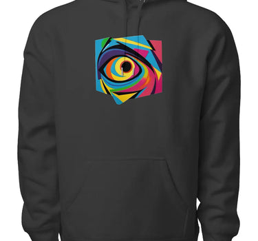 Abstract Eye 2 Premium Heavyweight Hooded Sweatshirt Apliiq