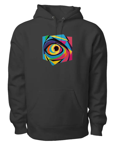 Abstract Eye 2 Premium Heavyweight Hooded Sweatshirt Apliiq