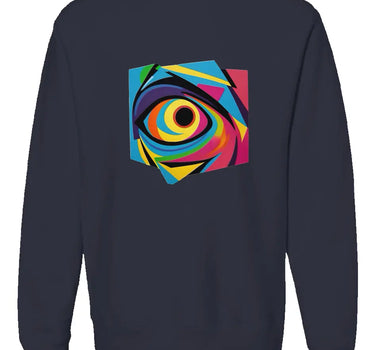 Abstract Eye 2 Premium Heavyweight Non-Hooded Sweatshirt Apliiq