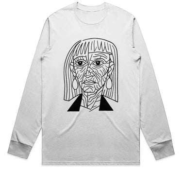 Aging Grace Long Sleeve Staple T-Shirt