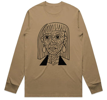 Aging Grace Long Sleeve Staple T-Shirt
