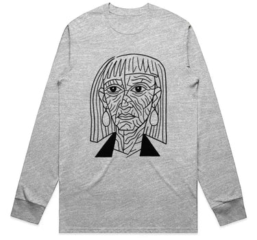 Aging Grace Long Sleeve Staple T-Shirt
