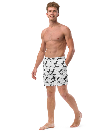 Abstract Circles Men's Swim Trunks - Mikey Yaw