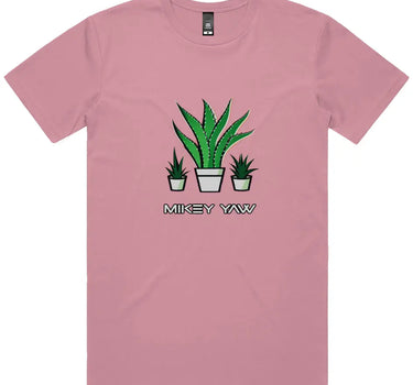 Aloe Plants Monogram Short Sleeve Staple T-Shirt Apliiq