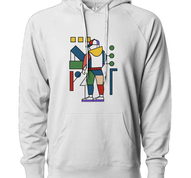 Bauhaus Streetwear Figure Loopback Terry Hooded Sweatshirt