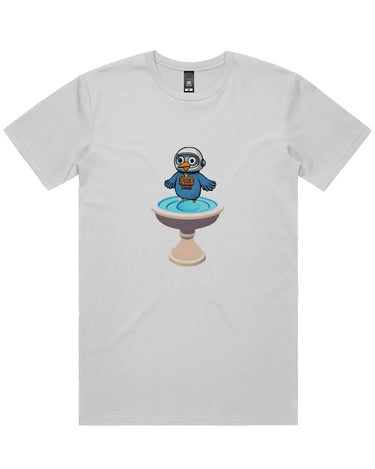 Bird in Space Helmet Short Sleeve Staple T-Shirt Apliiq