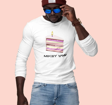 Birthday Cake Long Sleeve T-Shirt - Mikey Yaw