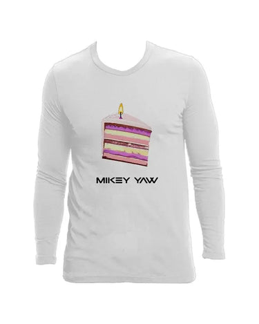 Birthday Cake Long Sleeve T-Shirt Mikey Yaw