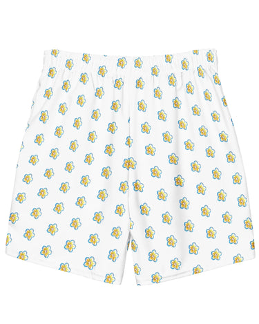 Bolted Flower Men's Swim Trunks Mikey Yaw