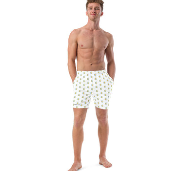 Bolted Flower Men's Swim Trunks - Mikey Yaw