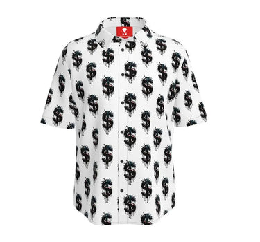 Capitalism Dollar Sign Short Sleeve Shirt Contrado