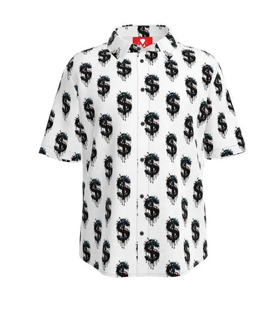 Capitalism Dollar Sign Short Sleeve Shirt Contrado