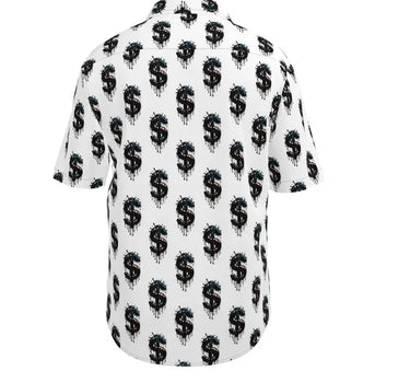 Capitalism Dollar Sign Short Sleeve Shirt Contrado