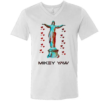 Cincinnati Fountain V-Neck Short Sleeve T-Shirt - Mikey Yaw
